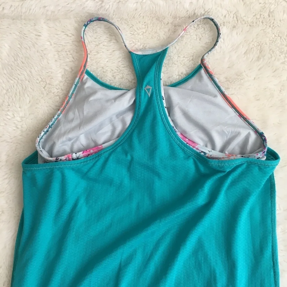 Ivivva Girls Pink Blue Tank Top Size 14